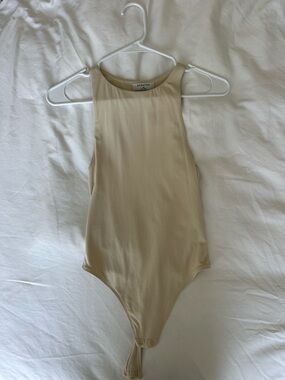 Babaton Sand High-Neck Bodysuit